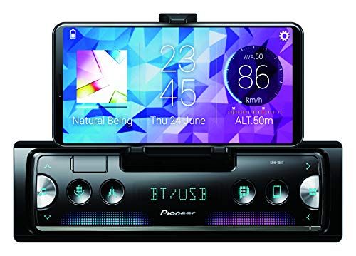 PIONEER SPH10BT Single-DIN in-Dash Mechless Smart Sync Receiver with Bluetooth PIONEER SPH10BT Single-DIN in-Dash Mechless Smart Sync Receiver with Bluetooth